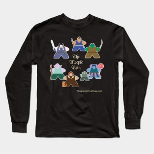 The Meeple Nein circle Long Sleeve T-Shirt